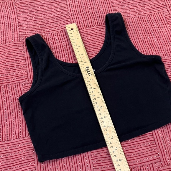 Boob Design women’s small Classic Black Tank / cropped Top - Picture 6 of 9
